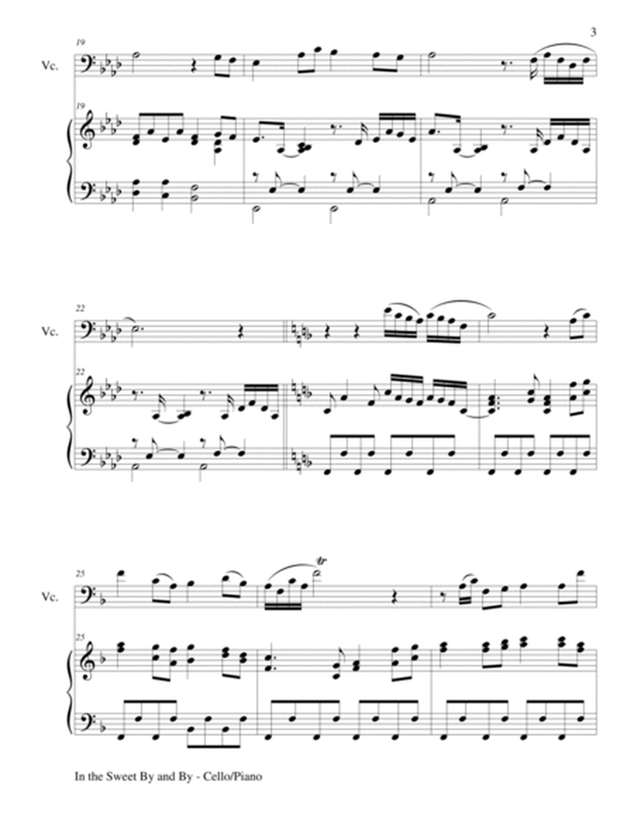 IN THE SWEET BY AND BY (Duet – Cello and Piano/Score and Parts) image number null