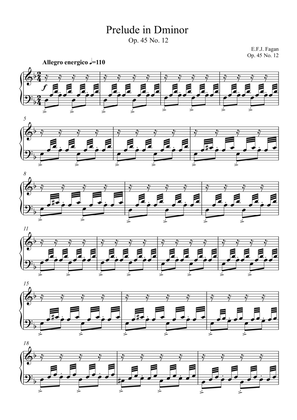 Prelude in D minor Op. 45 No. 12
