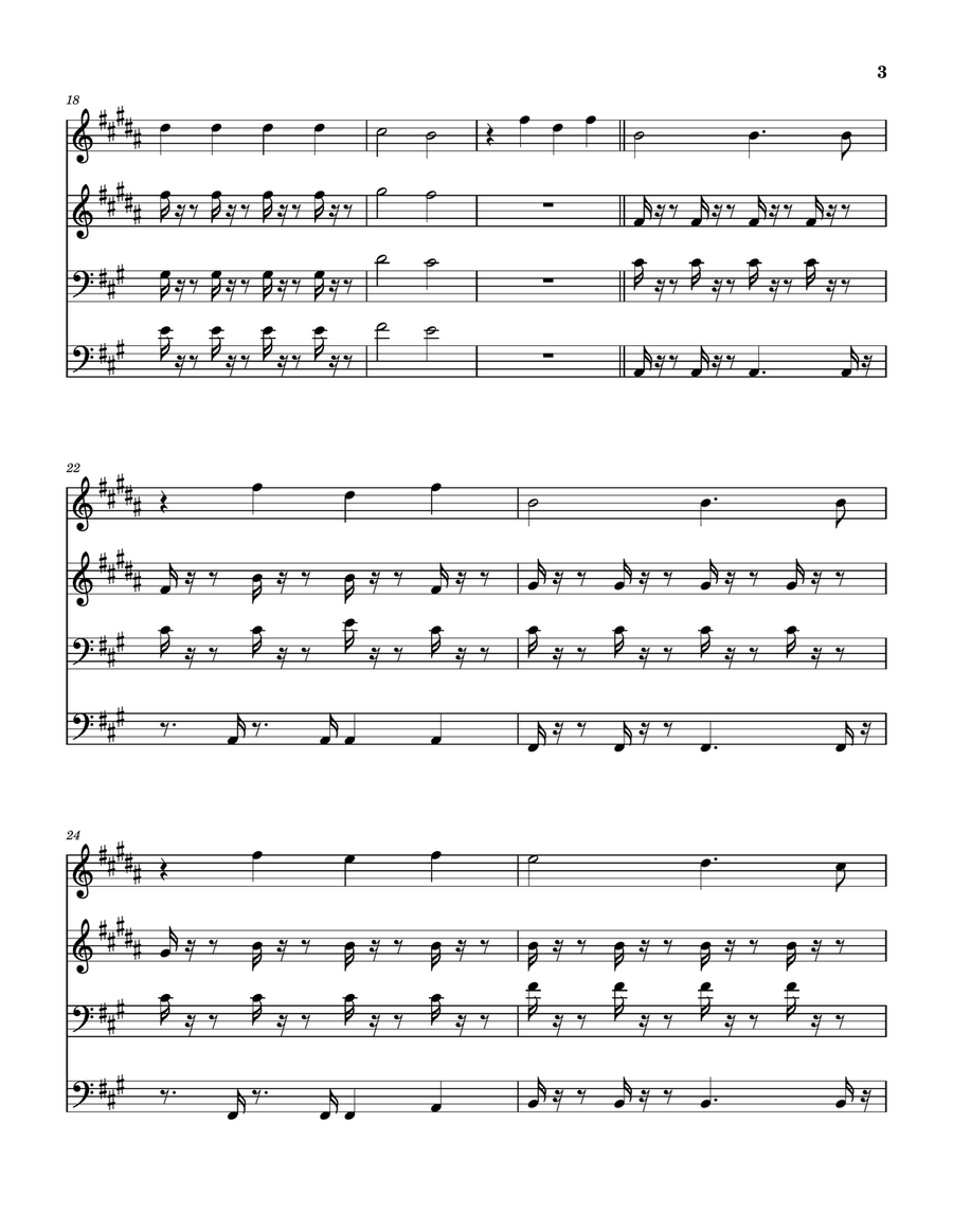 Christmas Isn't Christmas 'til You Get Here Brass Quartet scores gallery preview page 4