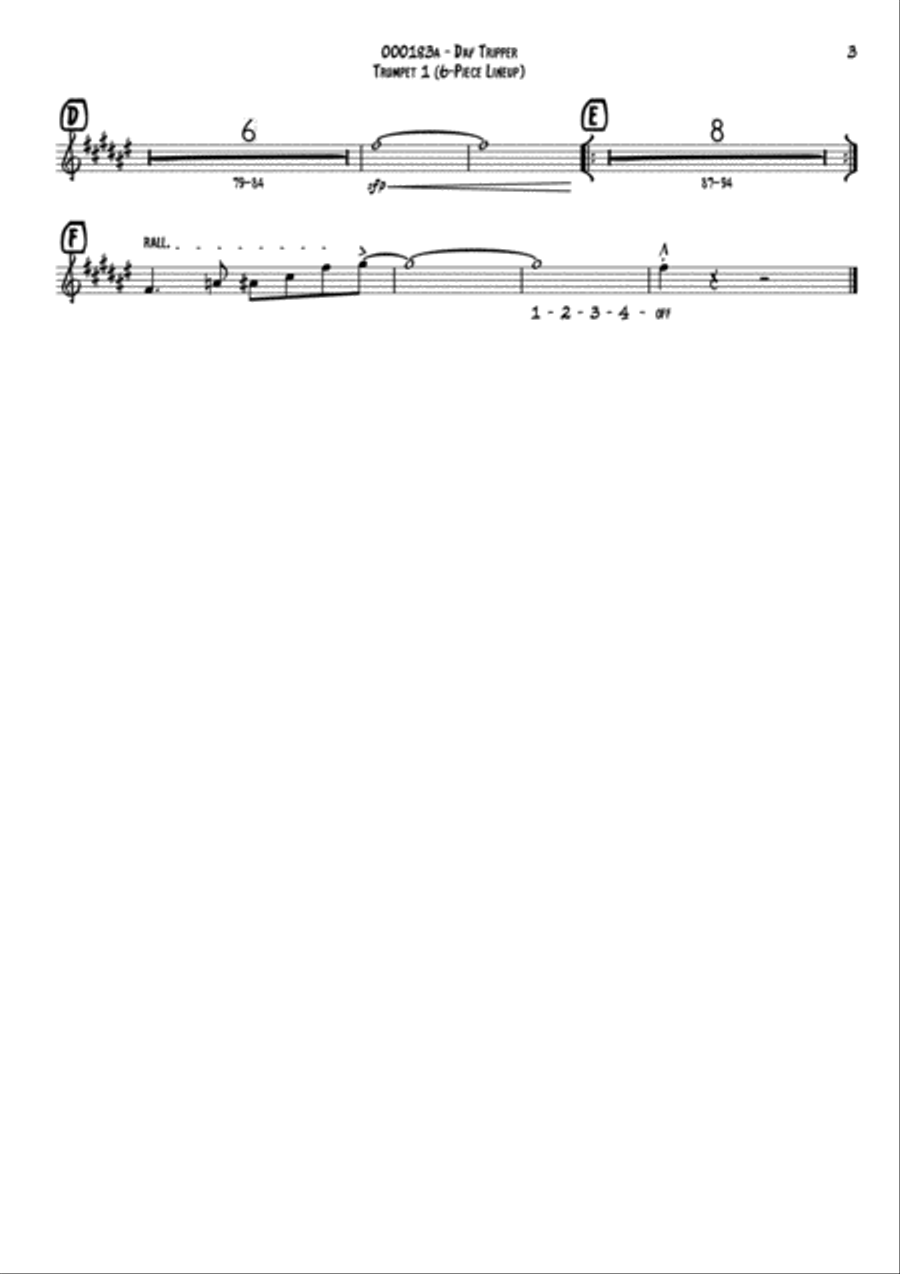 Day Tripper Small Ensemble scores gallery preview page 3