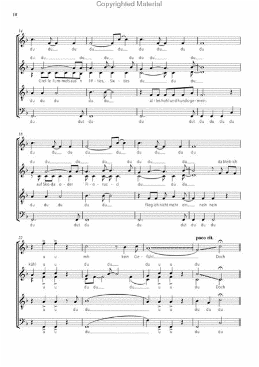 Carbonara 4-Part scores gallery preview page 11