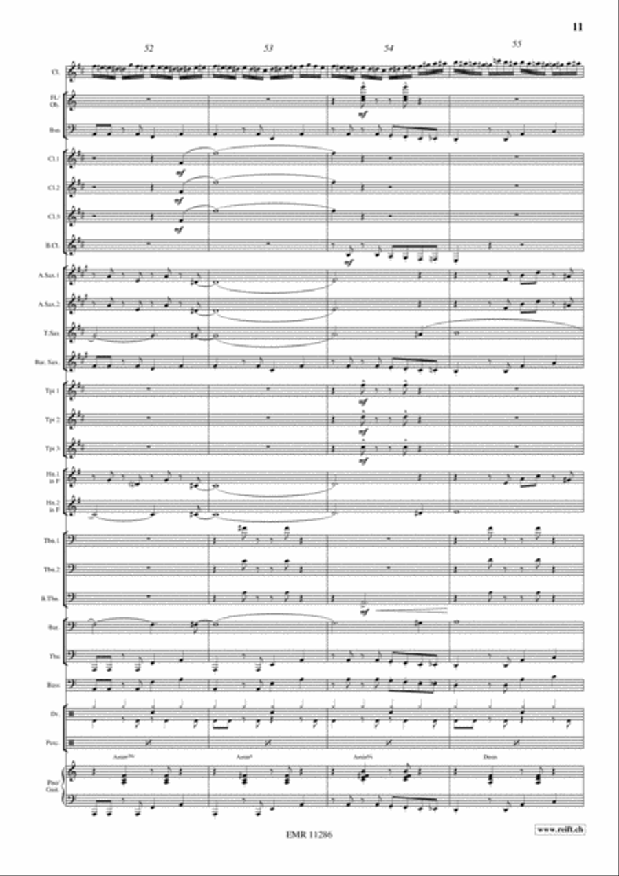 Swingair Bumble Bee Swingair Bumble Bee Concert Band scores gallery preview page 12