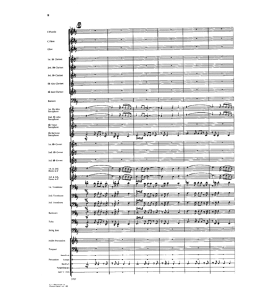 Declaration, Ballade & Finale Concert Band scores gallery preview page 17