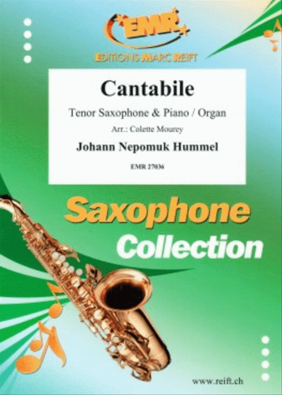 Cantabile Tenor Saxophone scores gallery preview page 1