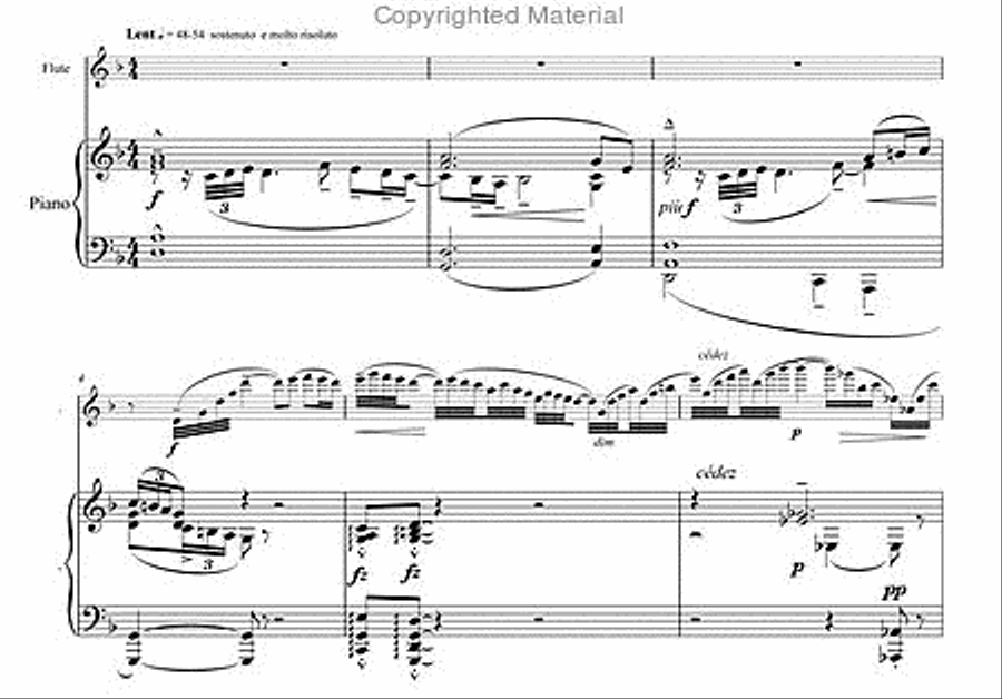 Flute sonata Flute sonata Flute Solo scores gallery preview page 2