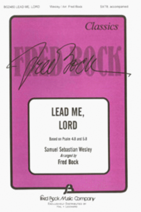 Book cover for Lead Me, Lord