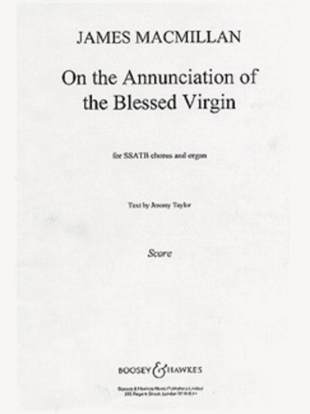 On the Annunciation of the Blessed Virgin
