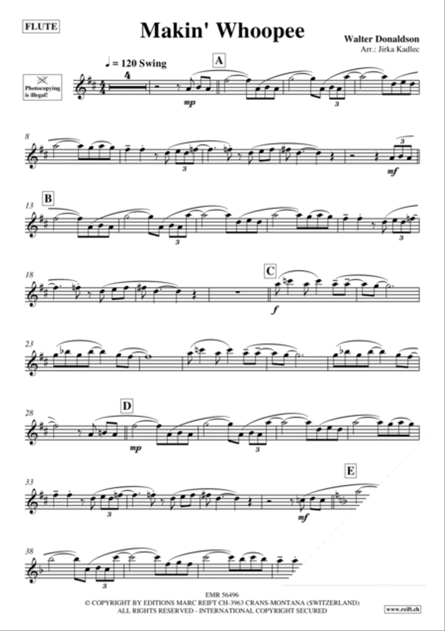 Makin' Whoopee Flute Solo scores gallery preview page 3
