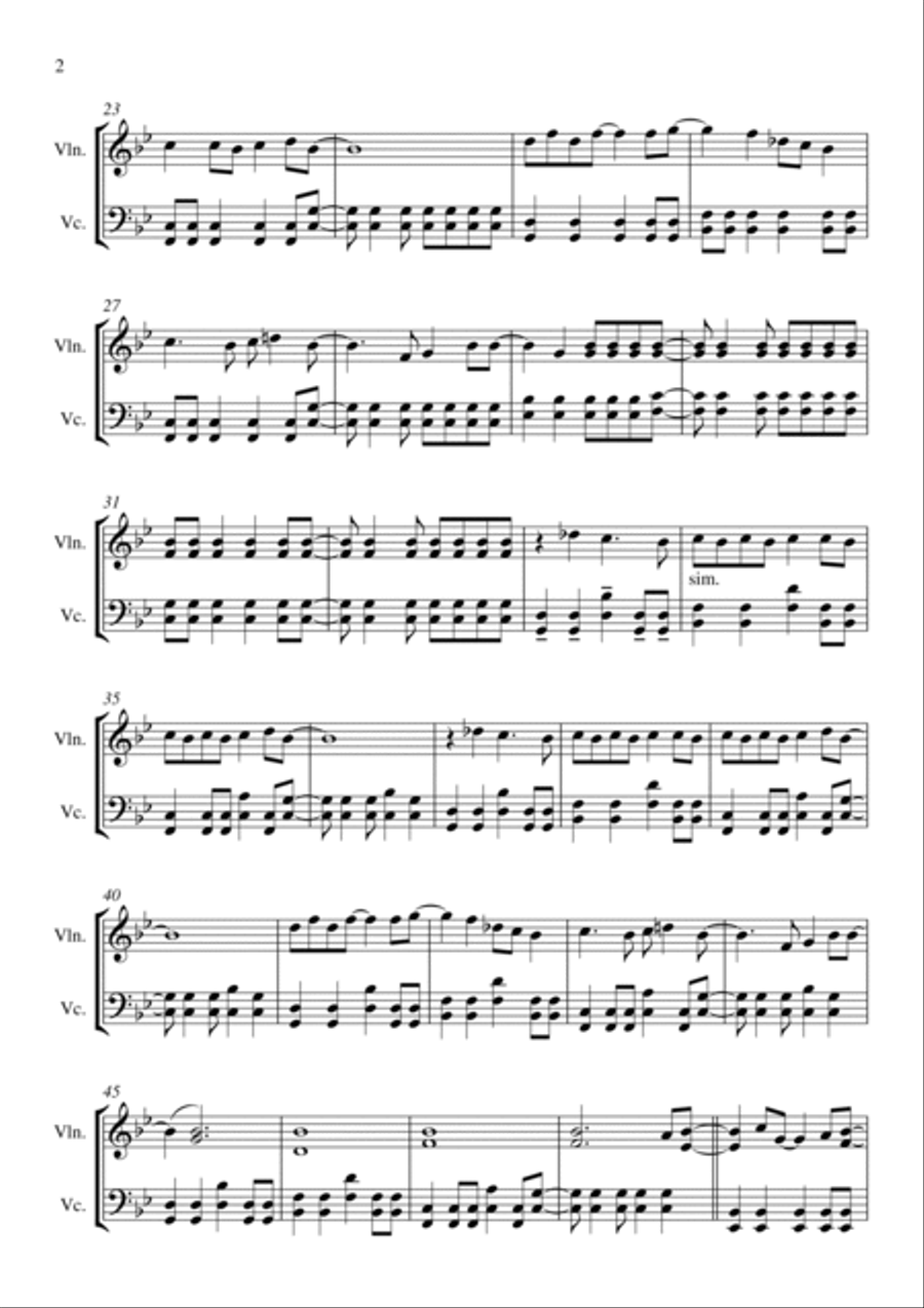 Wonderwall Wonderwall Score and Parts scores gallery preview page 3
