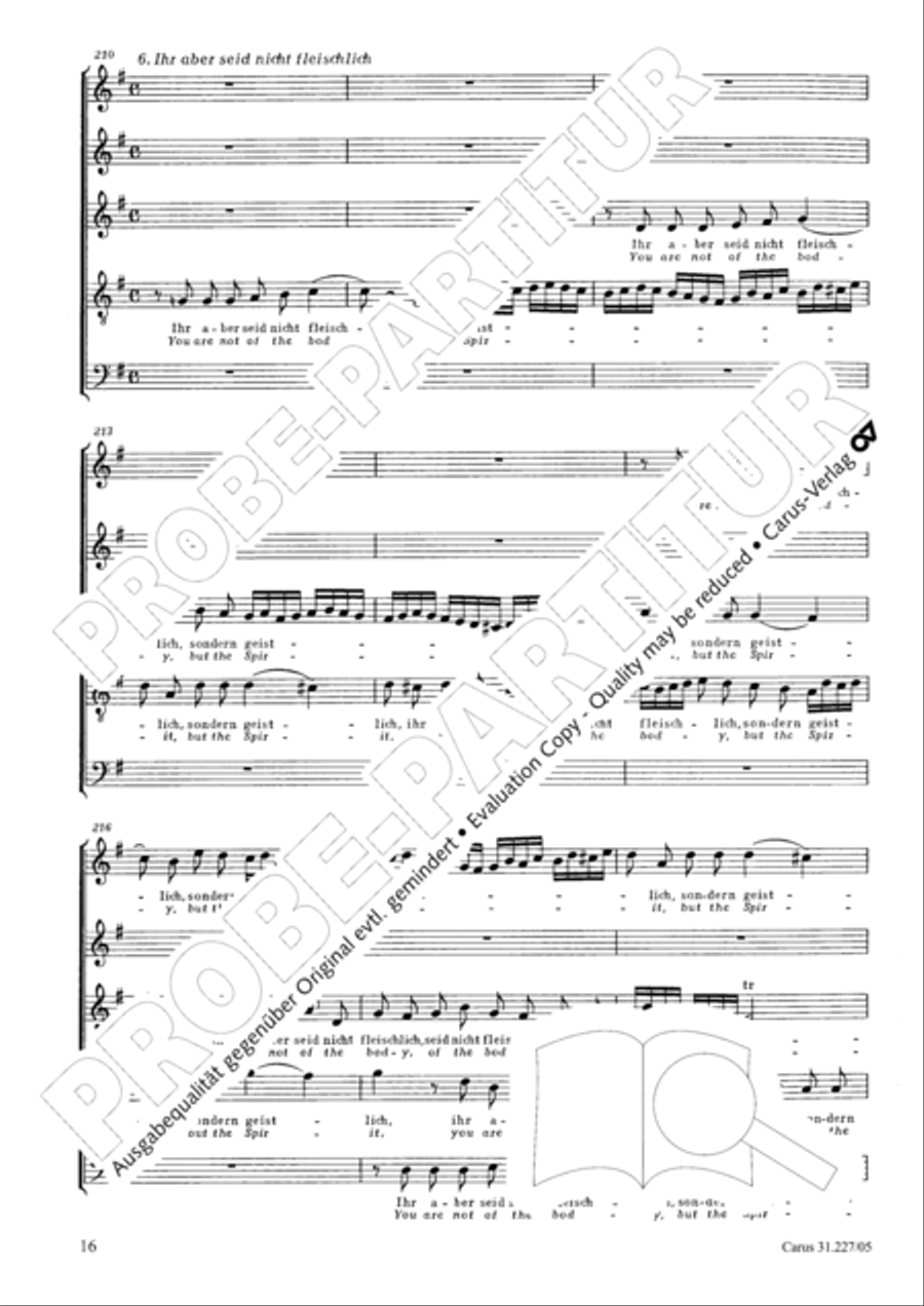 Jesu, my salvation (Jesu, thou my pleasure) SSATB scores gallery preview page 17