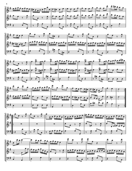 Heinichen Trio Sonata in G Major, S. 243 image number null