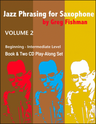 Book cover for Jazz Phrasing for Saxophone, Volume 2