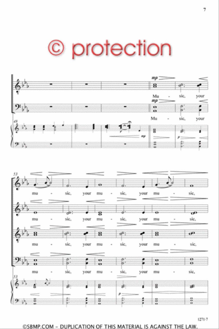 Child of Song - SATB divisi Octavo Divisi scores gallery preview page 6