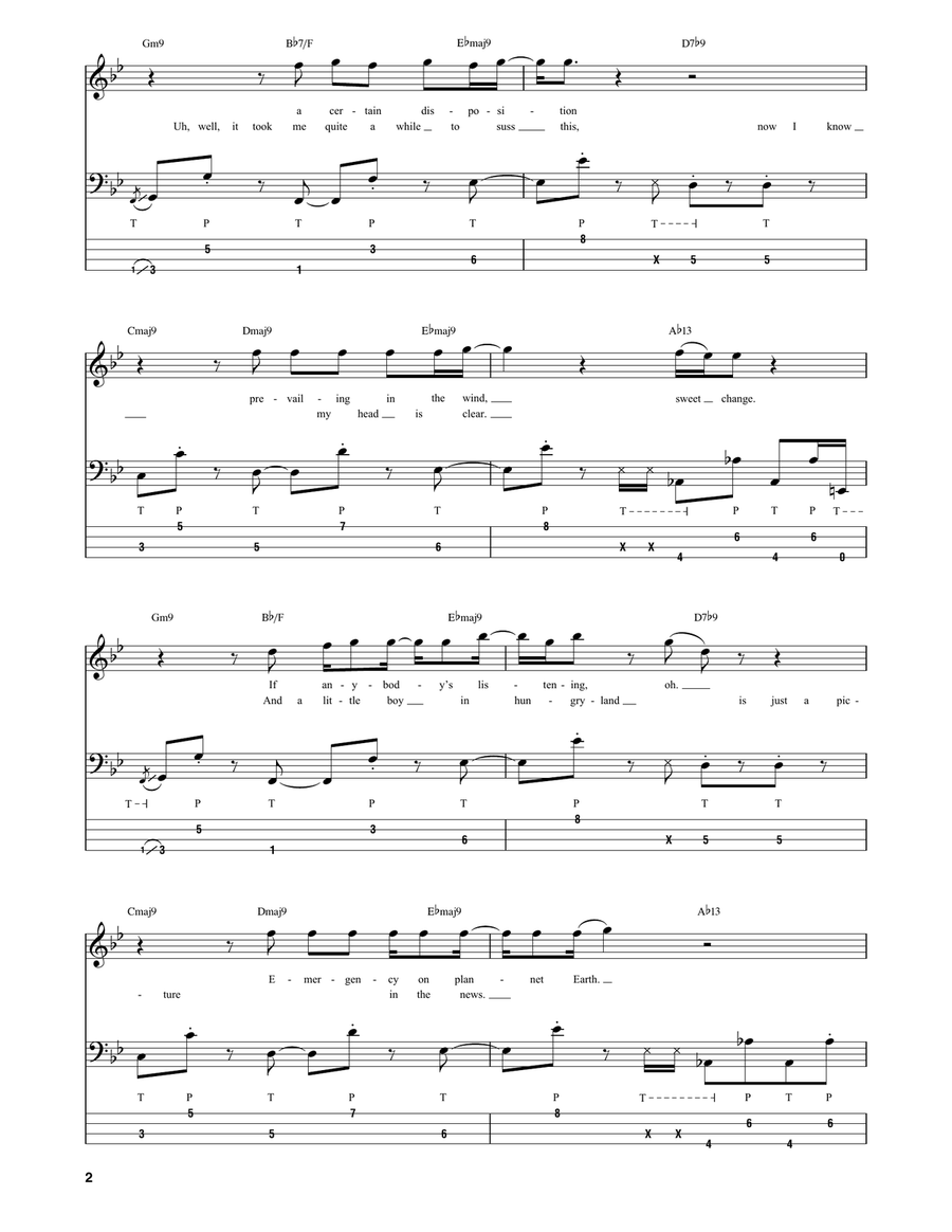 Emergency On Planet Earth Acoustic Guitar scores gallery preview page 2