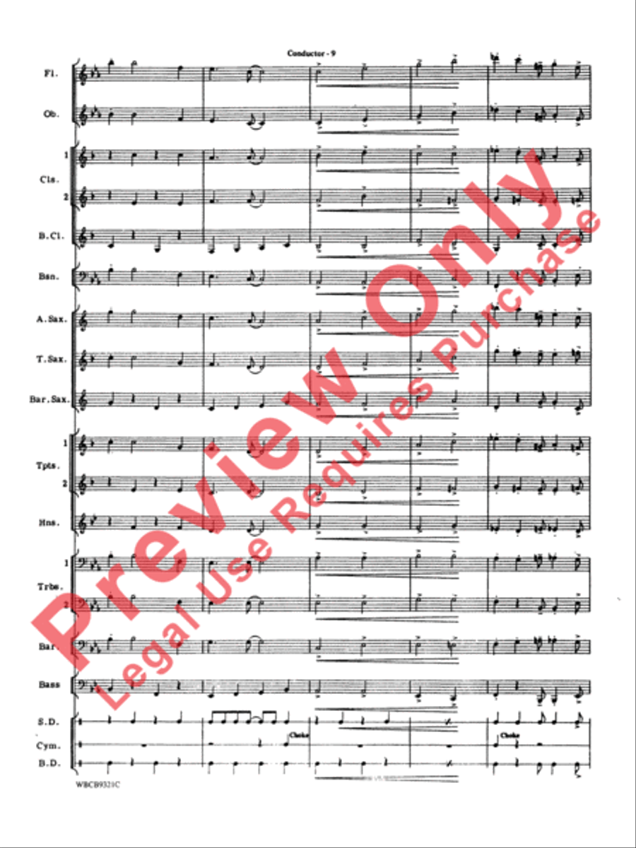 Star Wars Highlights Star Wars Highlights Concert Band scores gallery preview page 12