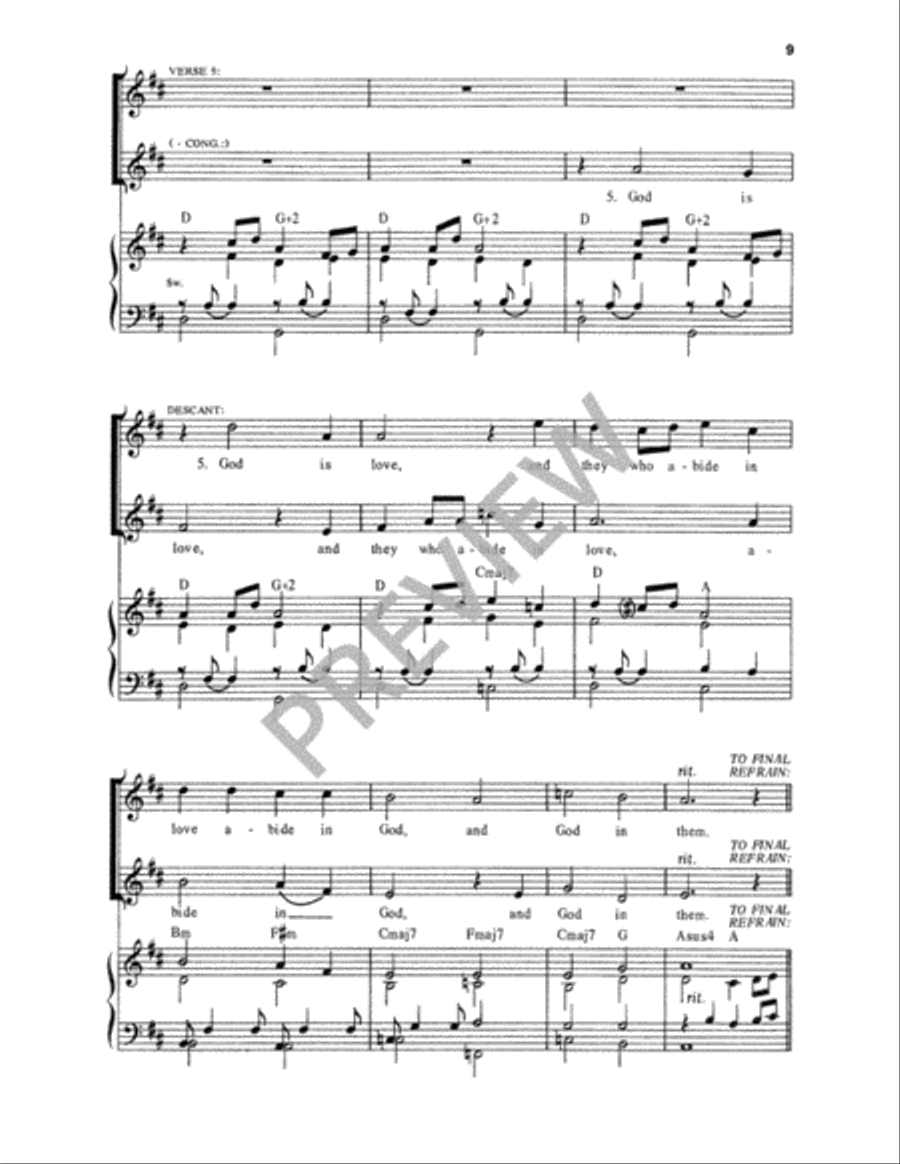 Love One Another Love One Another Unison Choir scores gallery preview page 10