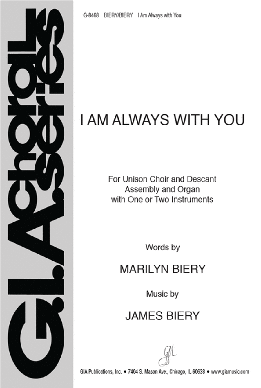 I Am Always with You Unison Choir scores gallery preview page 1