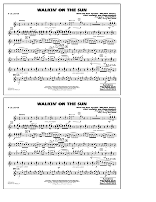 Walkin' on the Sun (arr. Paul Murtha) - Bb Clarinet