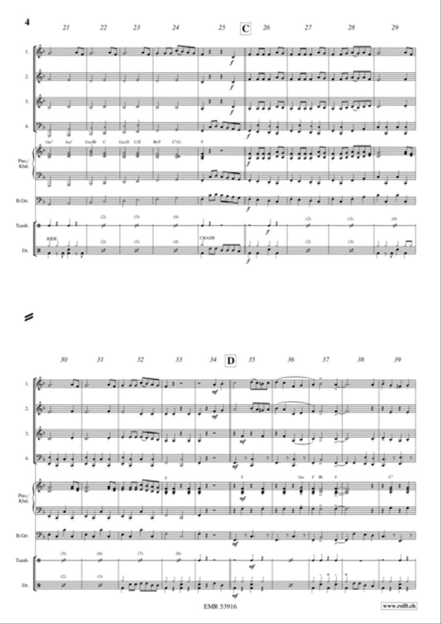 Seyffertitzer Marsch Woodwind Quartet scores gallery preview page 3