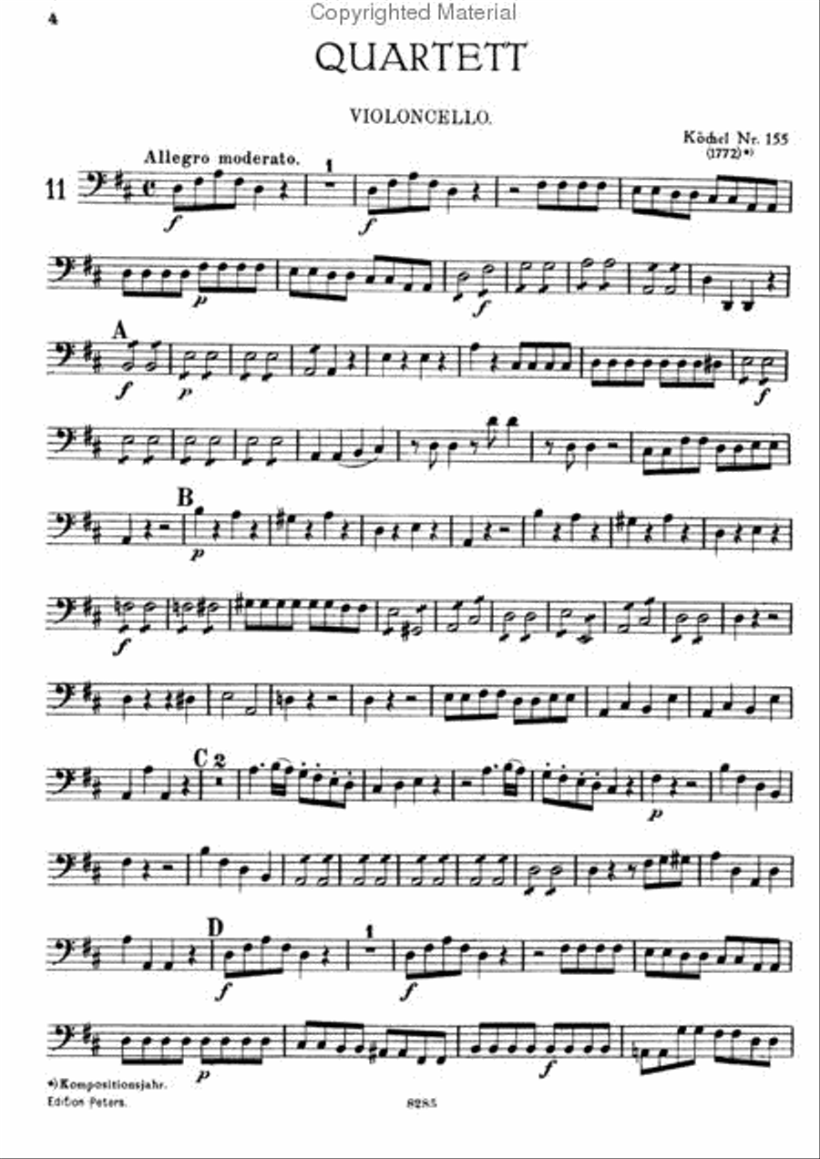 String Quartets, Volume 2 String Quartet scores gallery preview page 6