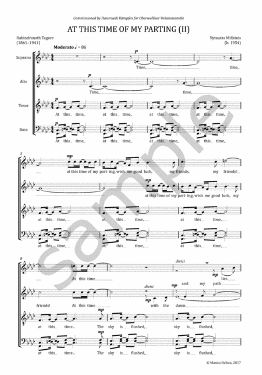 Choral Anthology 2 for Mixed Choir (SATB) 4-Part scores gallery preview page 4