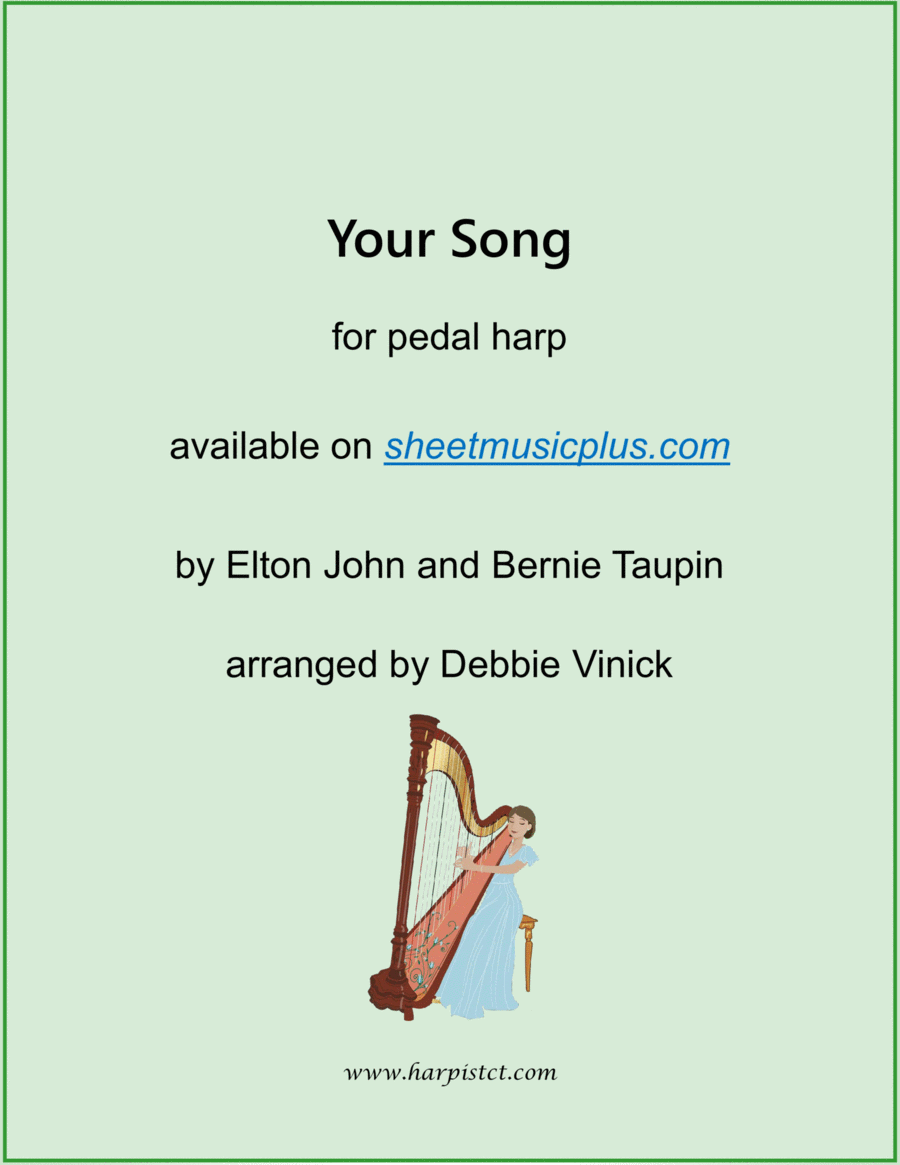 Your Song Pedal Harp scores gallery preview page 1