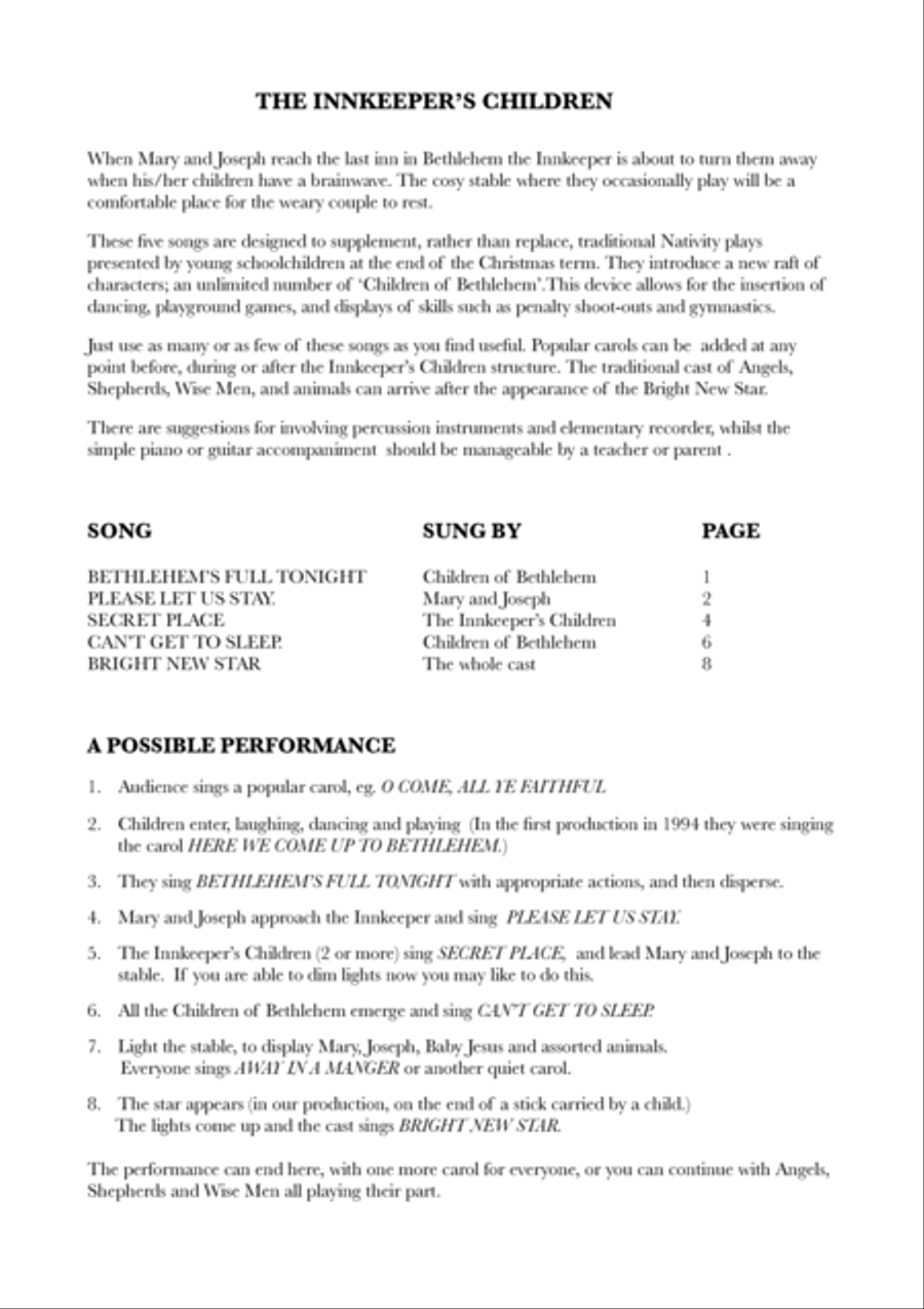 The Innkeeper's Children Voice scores gallery preview page 2