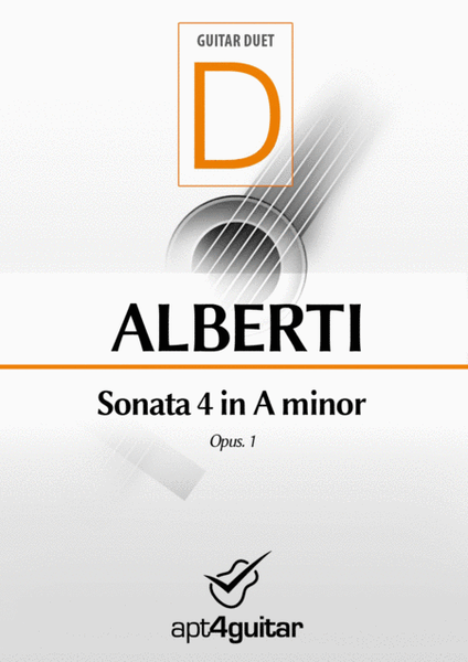 Sonata 4 in A minor image number null
