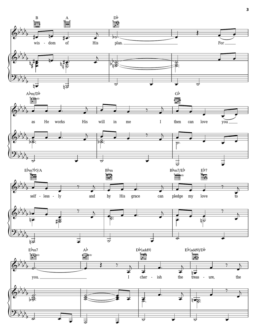 Cherish The Treasure Acoustic Guitar scores gallery preview page 3