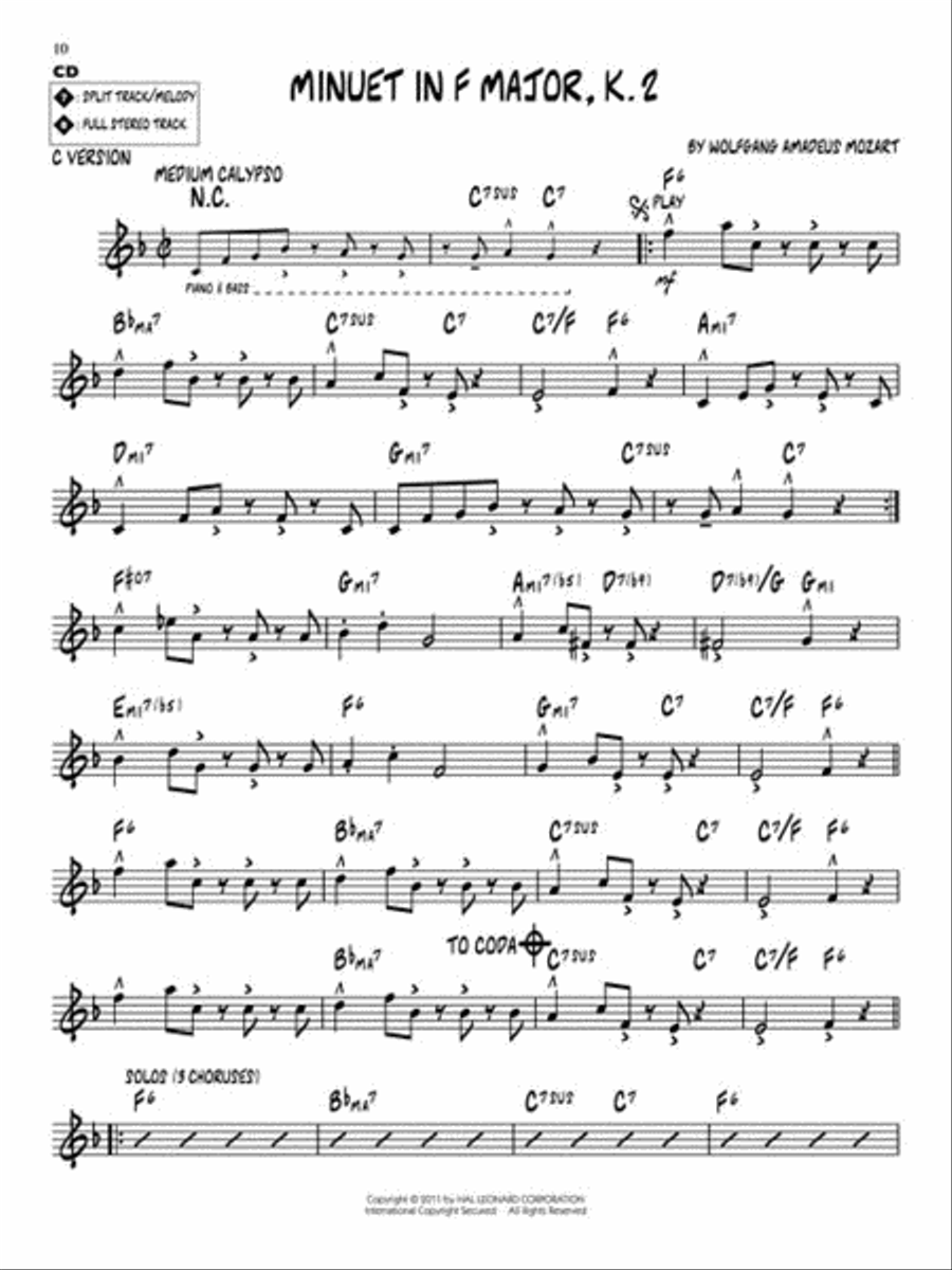 Mozart C Instrument scores gallery preview page 6