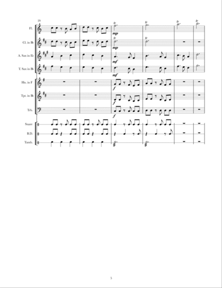 Introducing Spring Concert Band scores gallery preview page 6