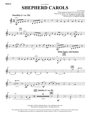 Shepherd Carols - Violin 2