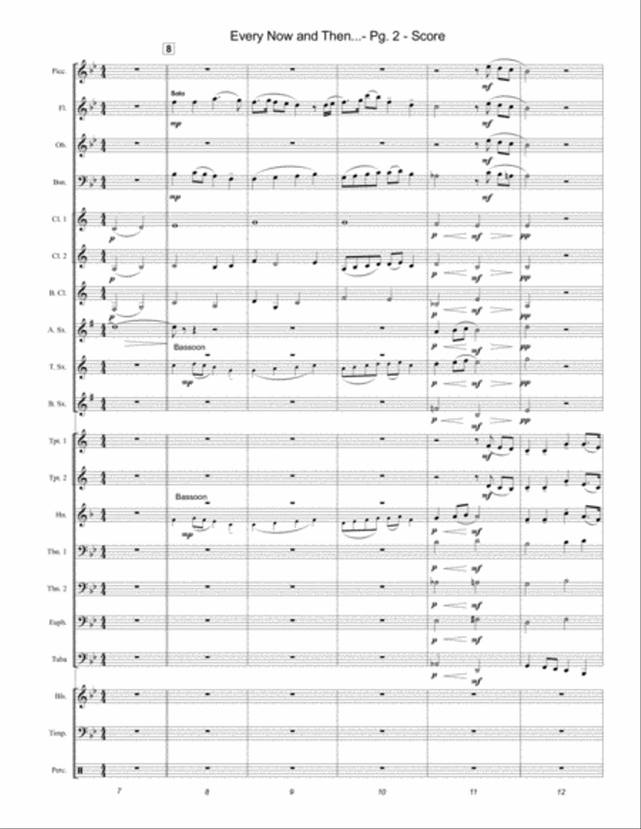 Every Now and Thena!! Concert Band scores gallery preview page 3