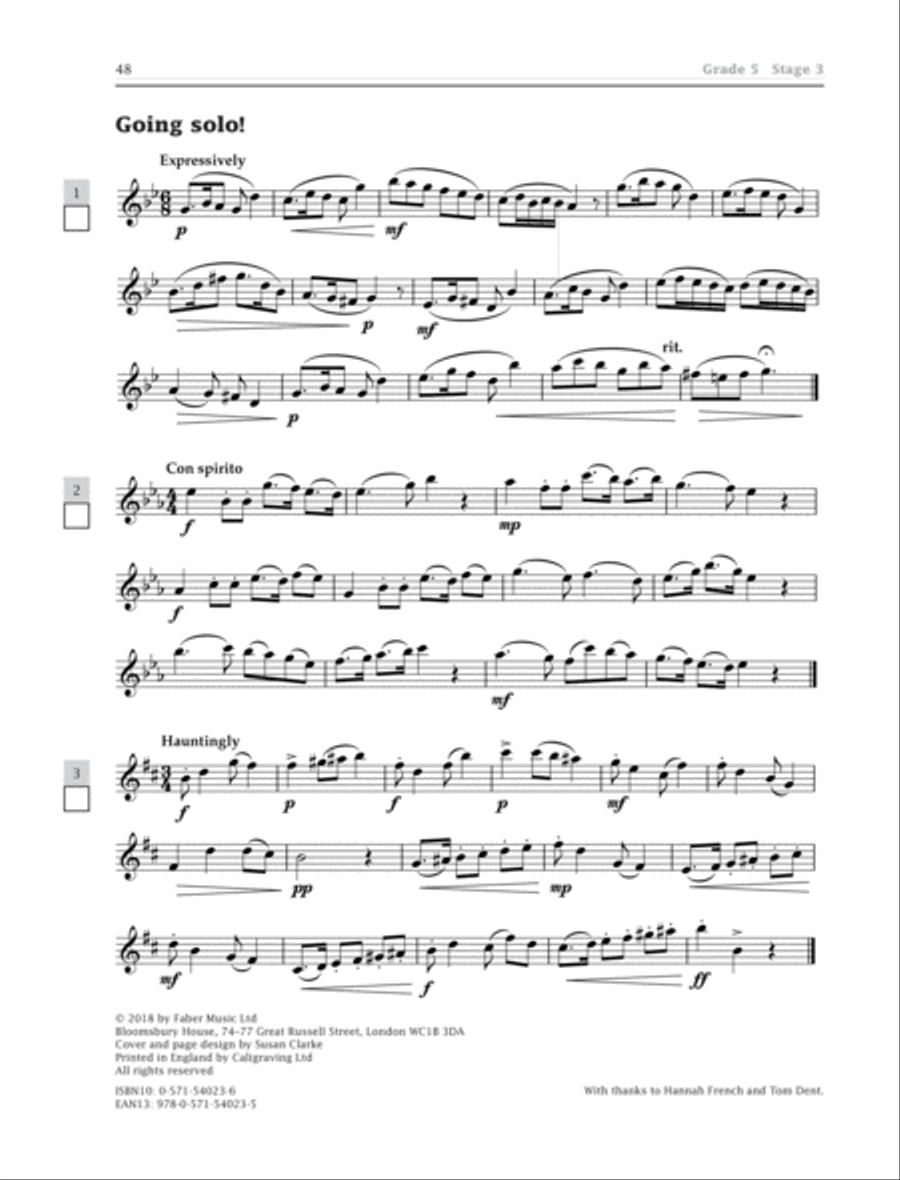 Improve Your Sight-Reading! Oboe, Grade 1-5 Oboe scores gallery preview page 4