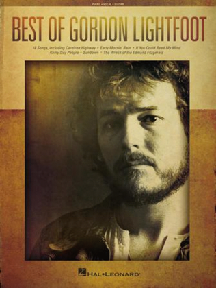Book cover for Best of Gordon Lightfoot