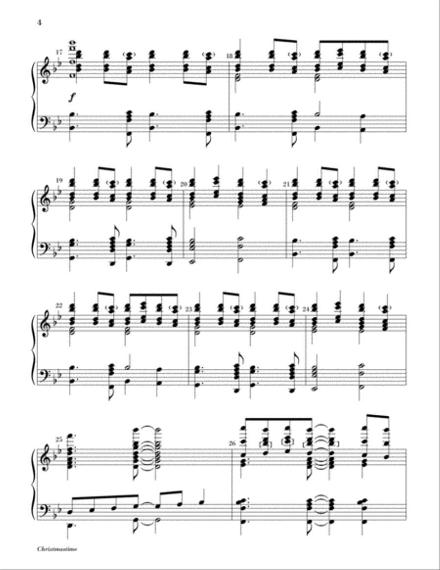 Christmastime Christmastime 5-Octaves scores gallery preview page 4