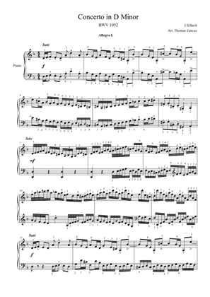 Concerto in D minor, BWV 1052