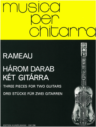 Book cover for 3 pieces for 2 guitars