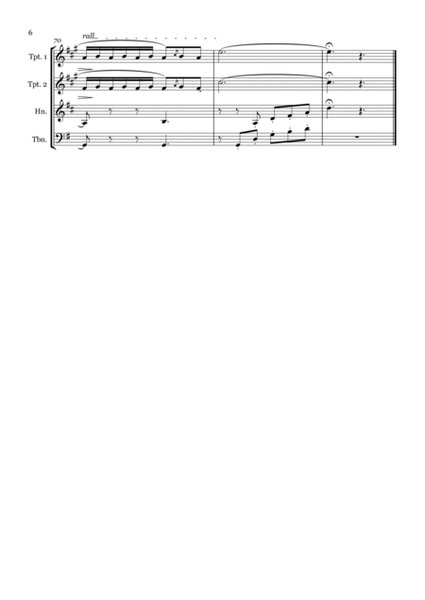 Flower Duet from Lakmé (Delibes) - Brass quartet image number null