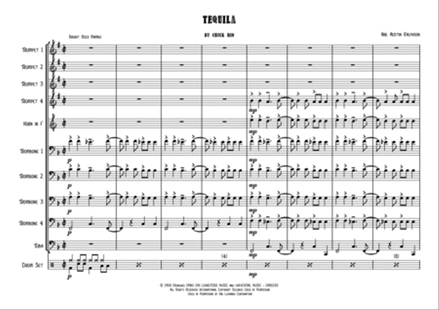 Tequila Horn scores gallery preview page 3