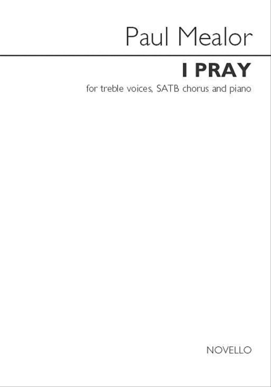 I Pray 4-Part scores gallery preview page 1