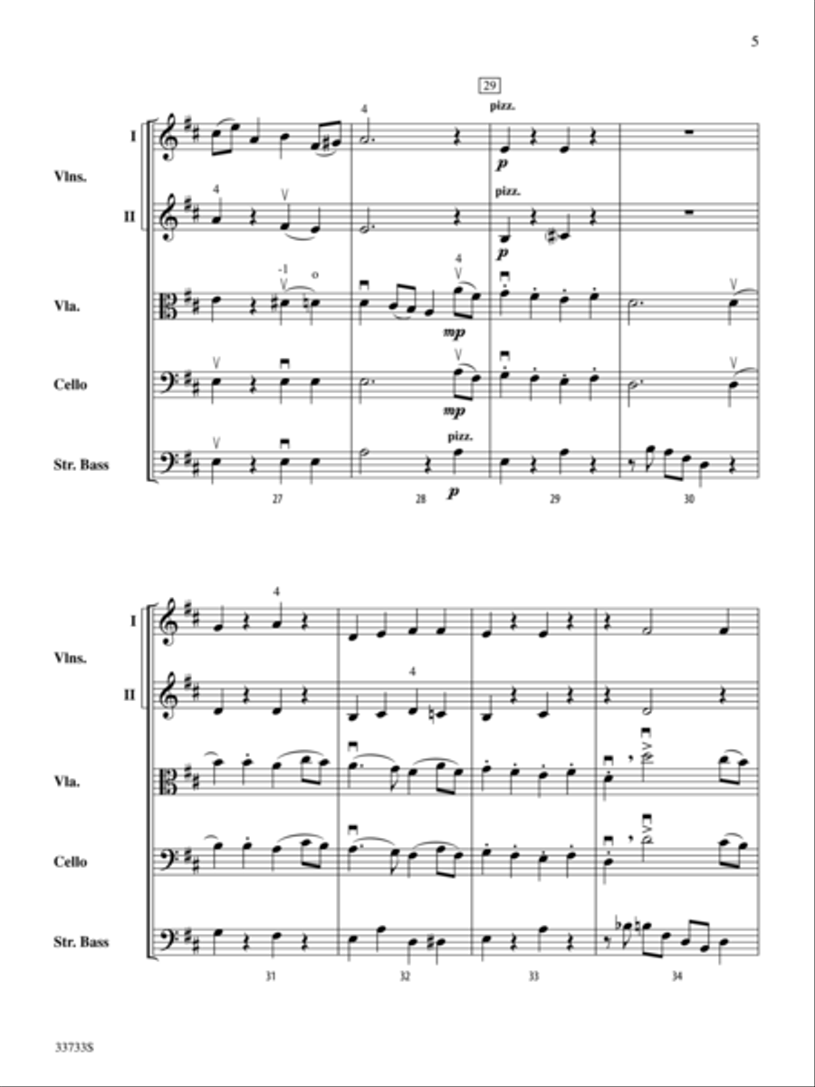 A Rococo Theme String Orchestra scores gallery preview page 5