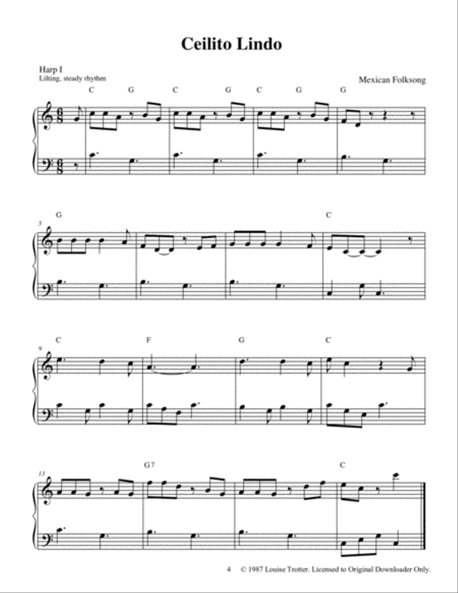 American Heritage Harp Volume 2 Small Ensemble scores gallery preview page 5