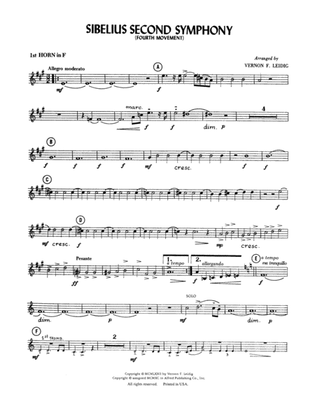 Sibelius's 2nd Symphony, 4th Movement: 1st F Horn