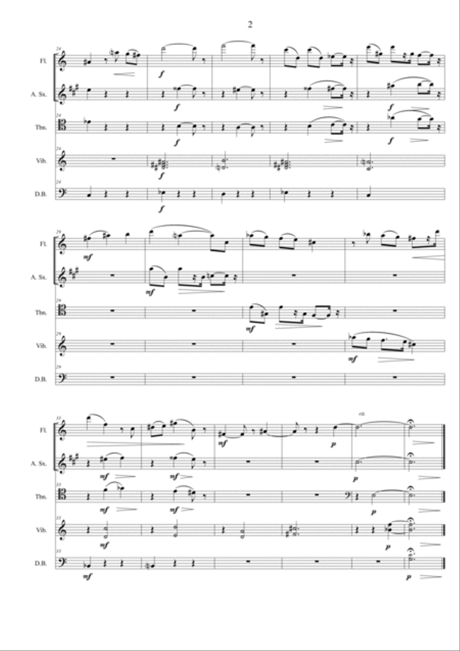 Mosaics Mosaics Small Ensemble scores gallery preview page 4