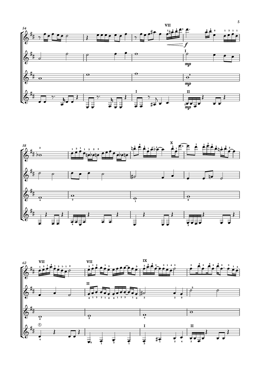 Hotel California Guitar Ensemble scores gallery preview page 5