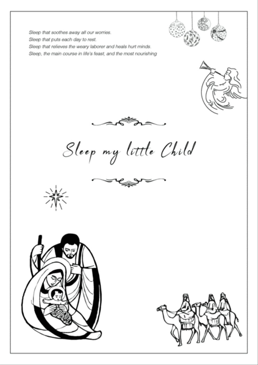 Sleep my little child 4-Part scores gallery preview page 2