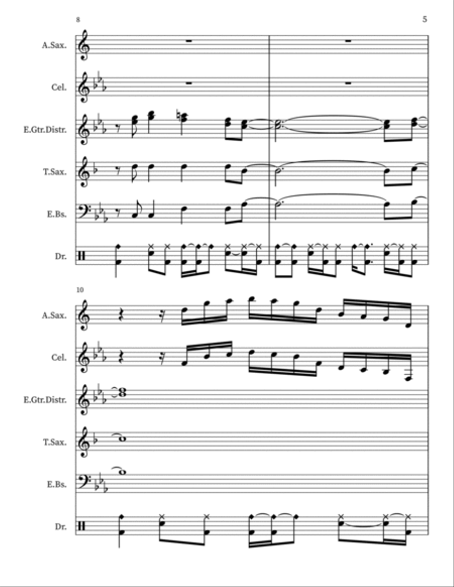 Chill Penguin Stage Small Ensemble scores gallery preview page 5