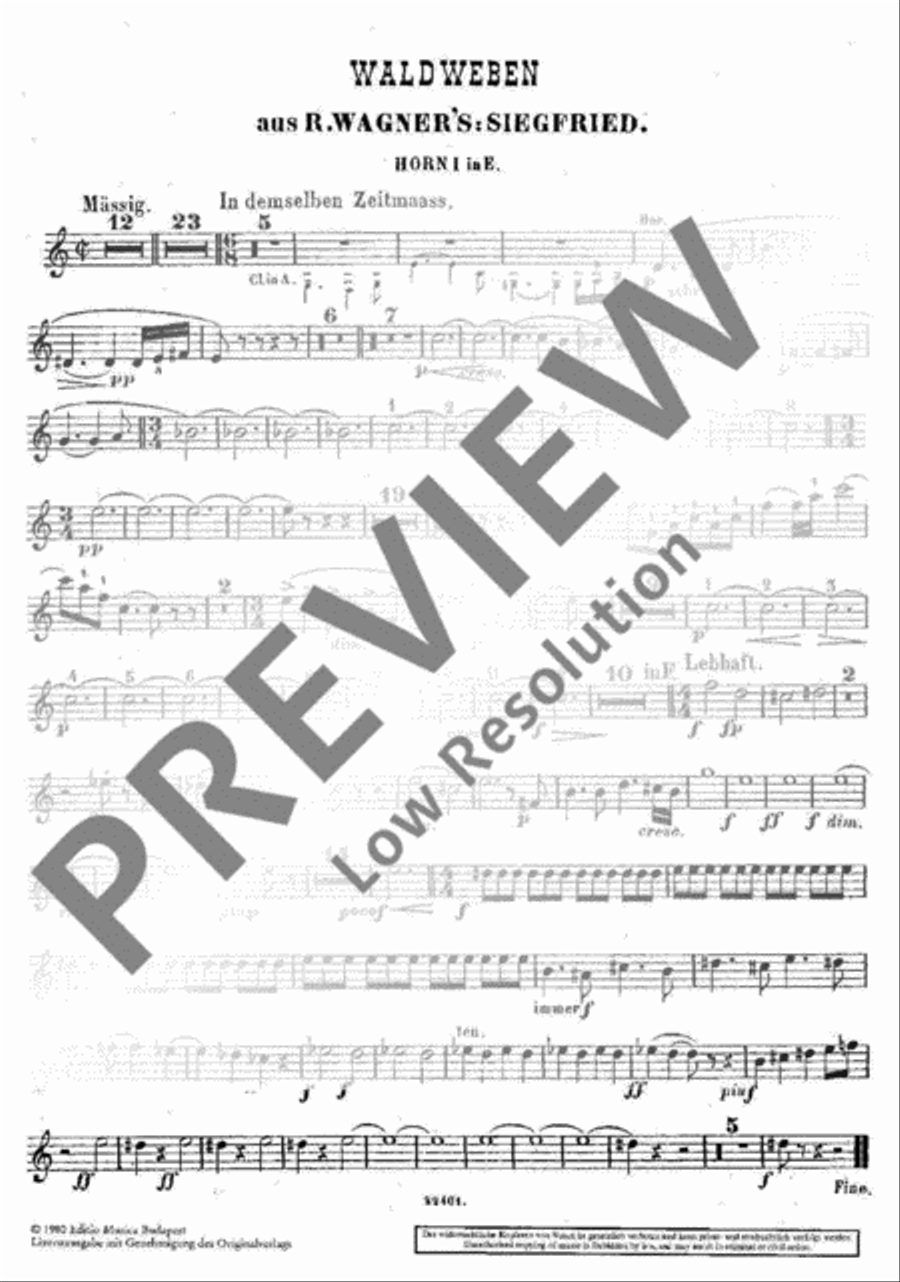 Siegfried Orchestra scores gallery preview page 12