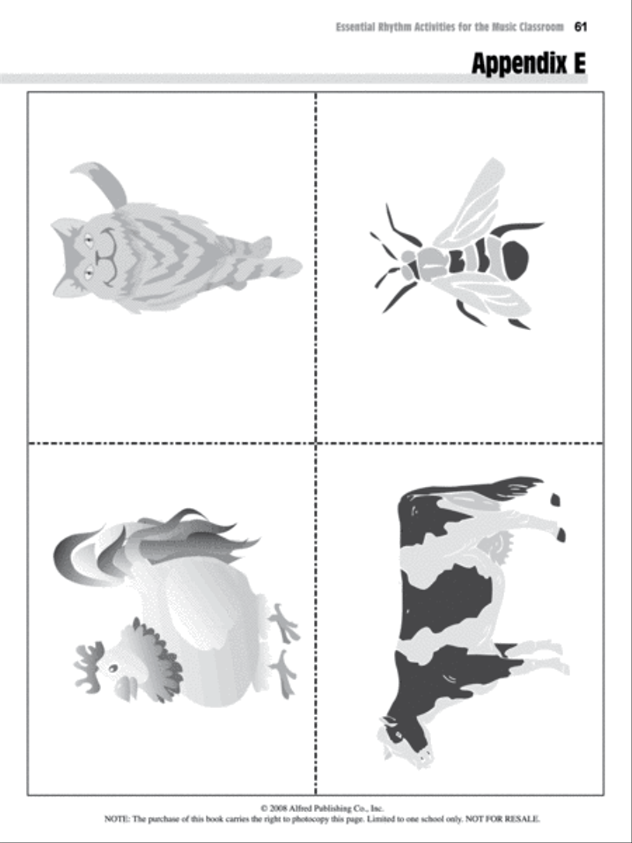 Essential Rhythm Activities for the Music Classroom Activity Books scores gallery preview page 4